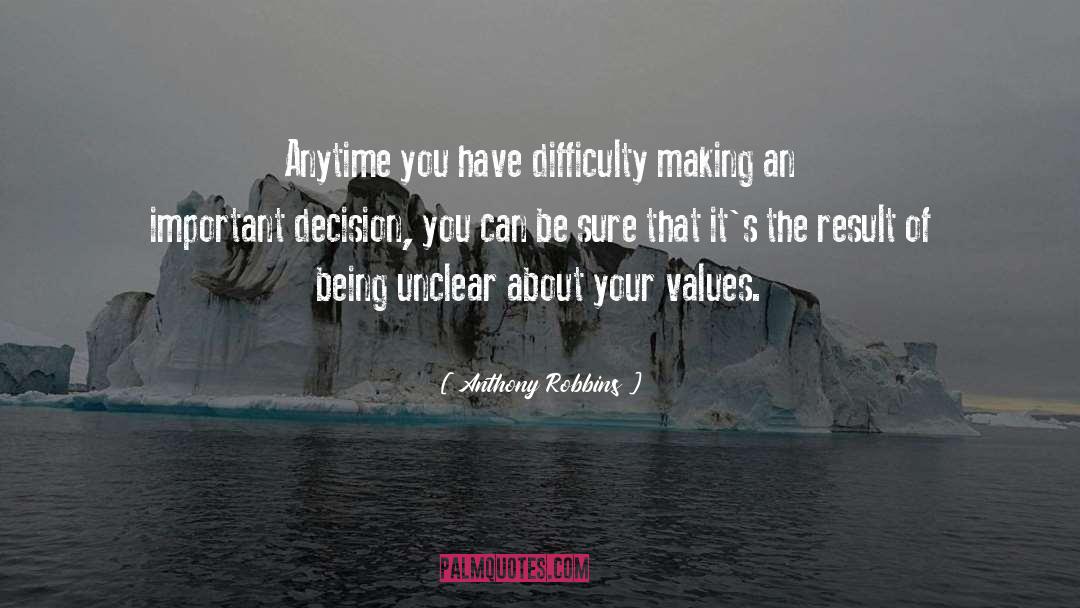 Important Decision quotes by Anthony Robbins