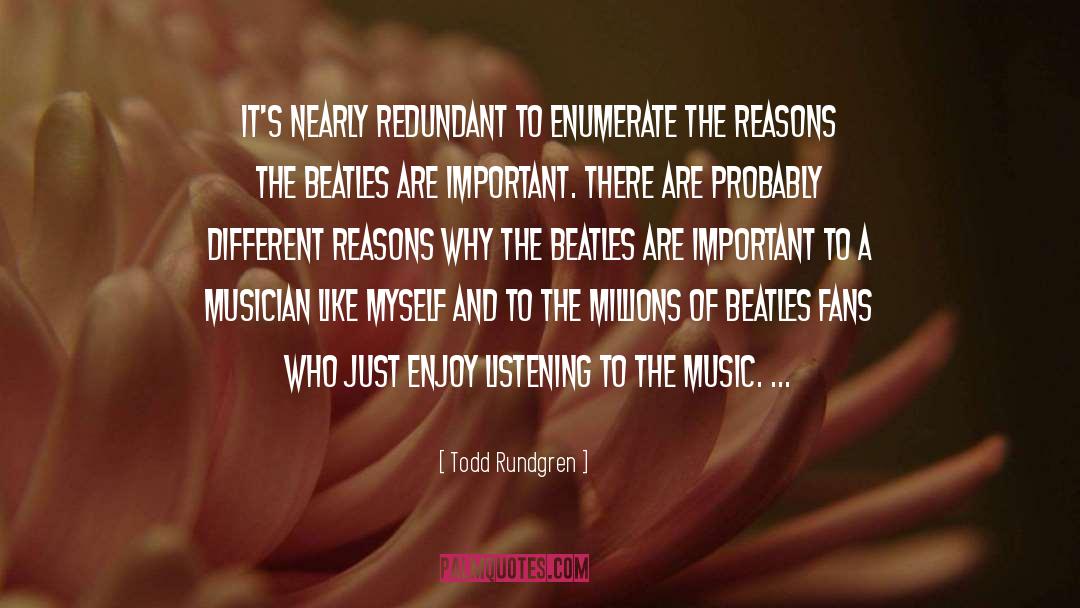 Important Events quotes by Todd Rundgren