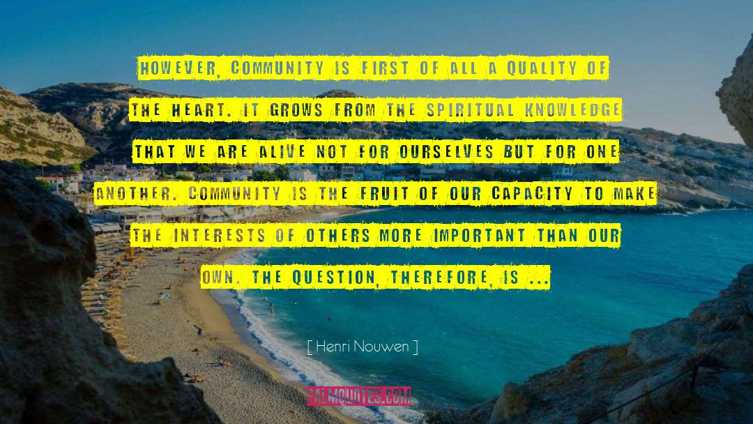 Important Facts quotes by Henri Nouwen