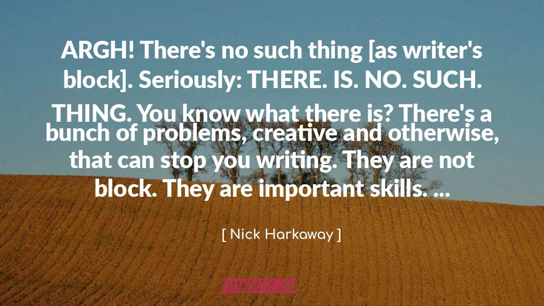 Important Problem quotes by Nick Harkaway