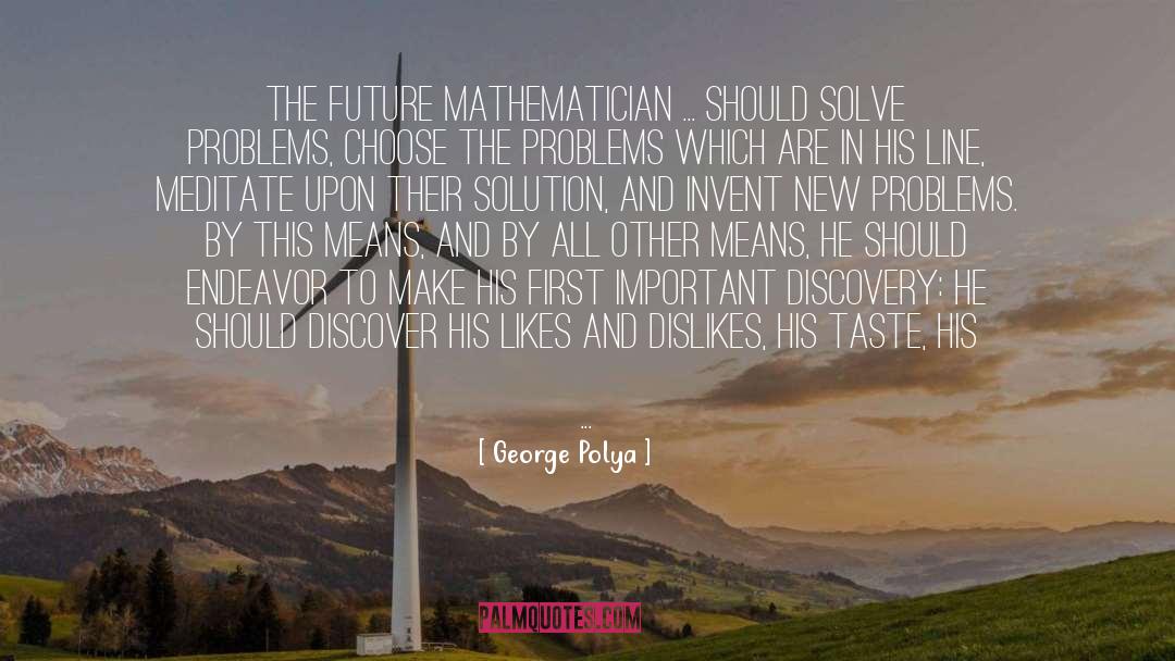 Important Problem quotes by George Polya