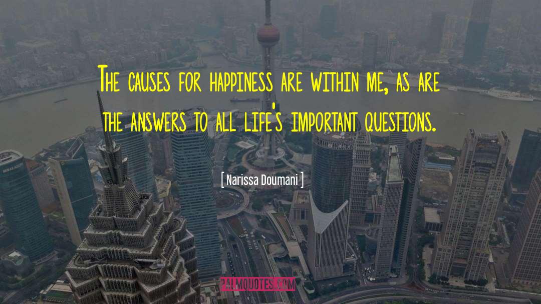 Important Questions quotes by Narissa Doumani