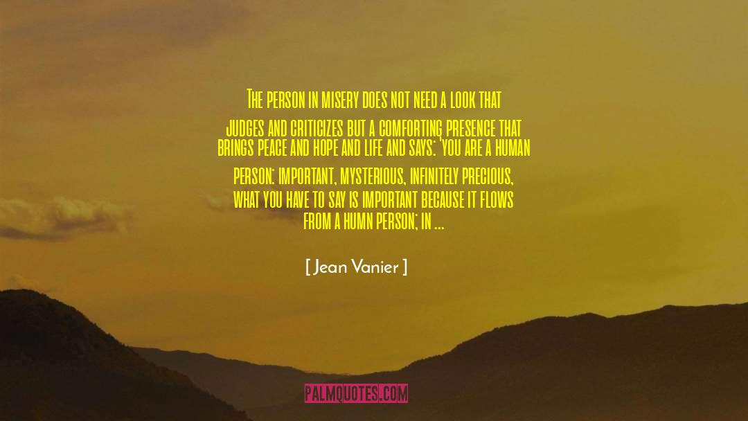 Important Questions quotes by Jean Vanier