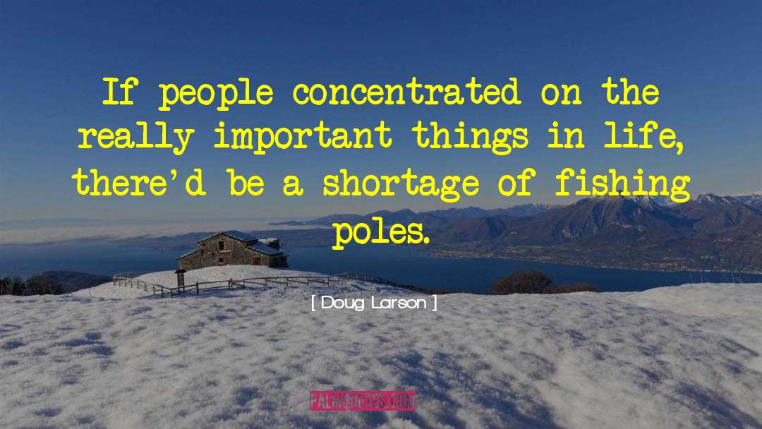 Important Things In Life quotes by Doug Larson