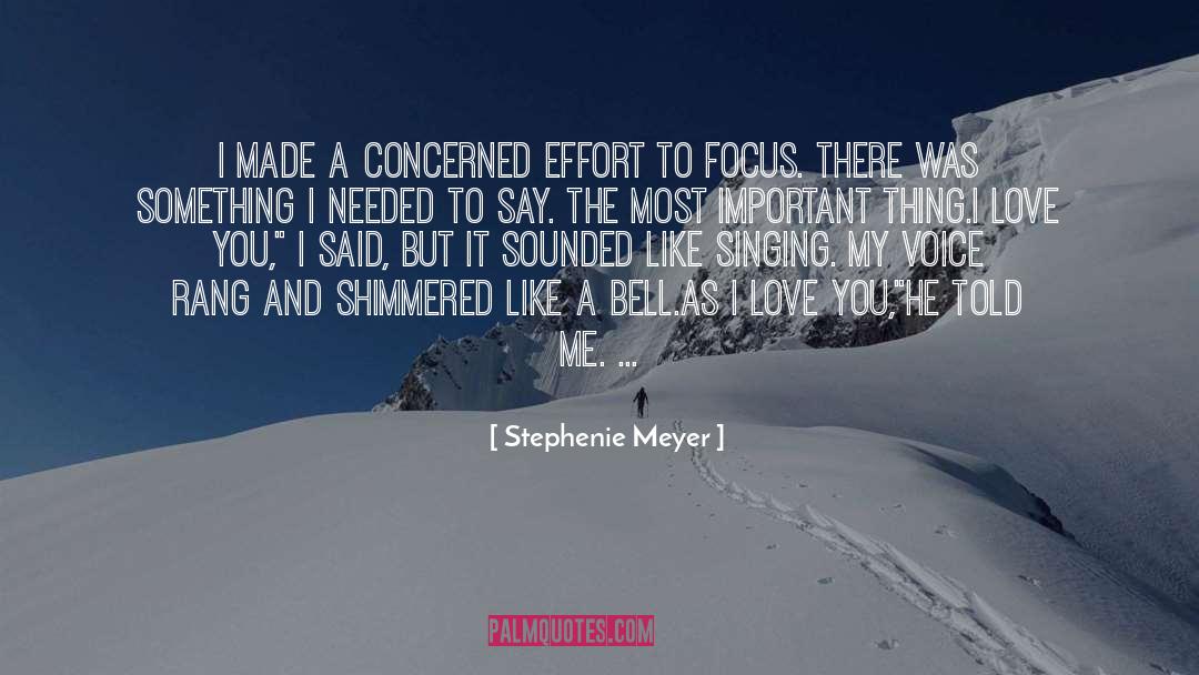 Important Things quotes by Stephenie Meyer