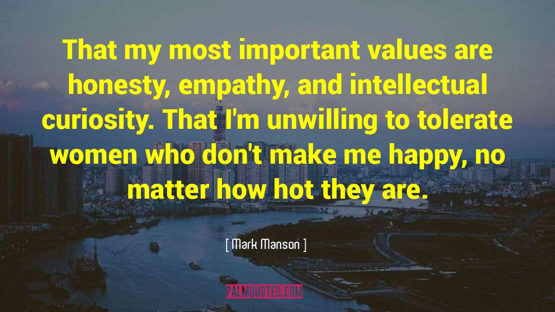 Important Values quotes by Mark Manson