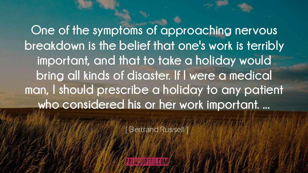 Important Work quotes by Bertrand Russell