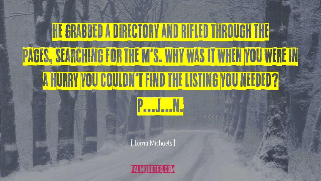 Importers Directory quotes by Lorna Michaels