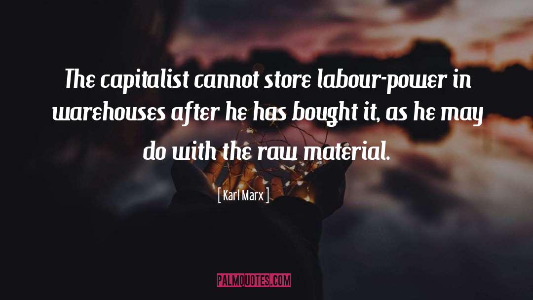 Importers Warehouse quotes by Karl Marx