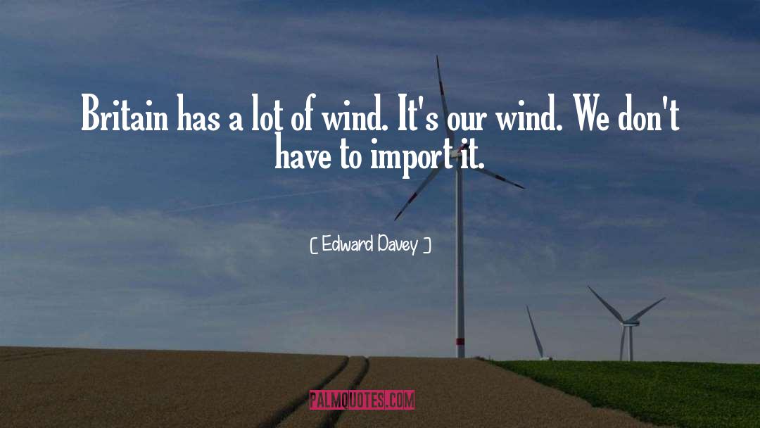 Imports quotes by Edward Davey