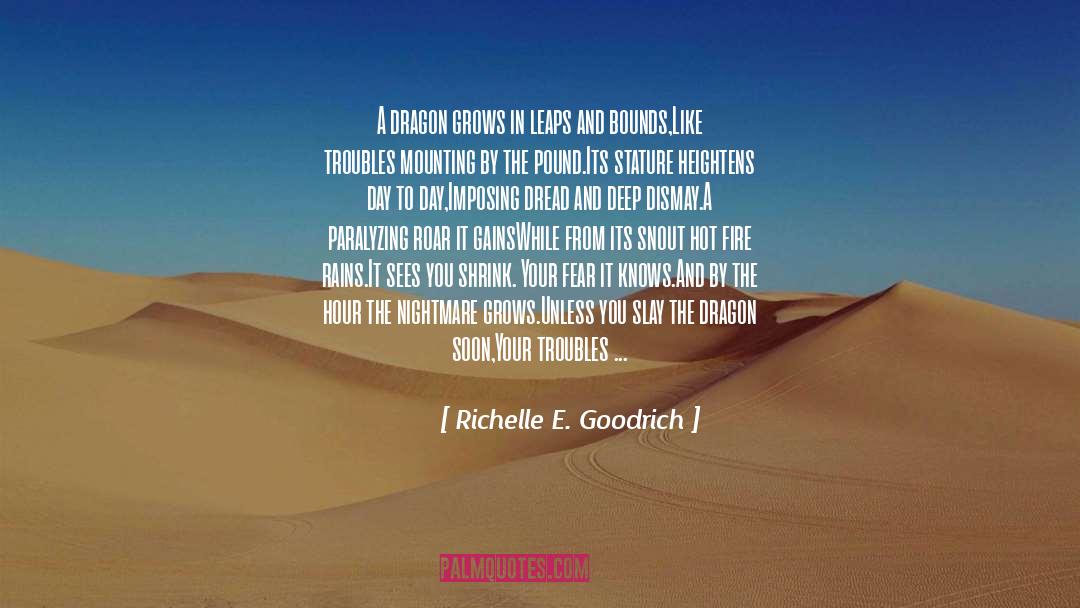 Imposing quotes by Richelle E. Goodrich