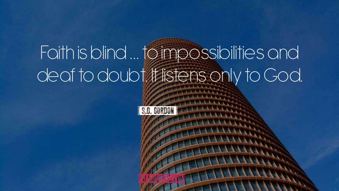 Impossibilities quotes by S.D. Gordon