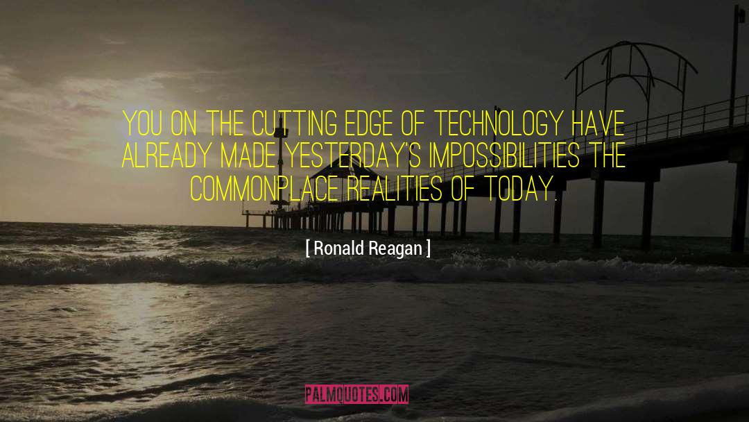 Impossibilities quotes by Ronald Reagan