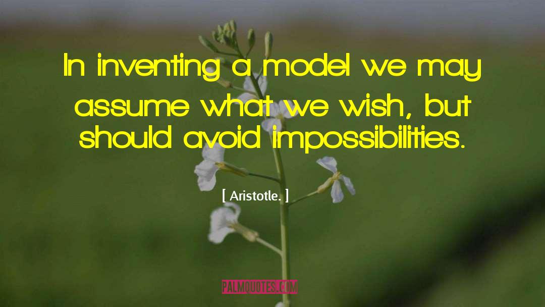 Impossibilities quotes by Aristotle.