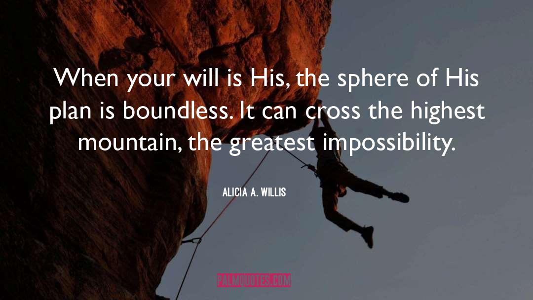 Impossibility quotes by Alicia A. Willis