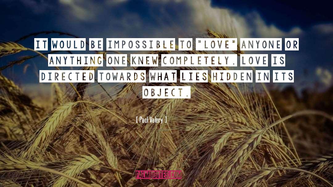 Impossible quotes by Paul Valery