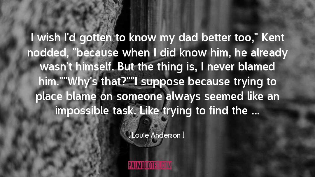 Impossible Task quotes by Louie Anderson