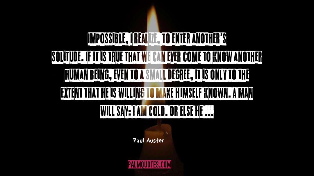 Impossible Task quotes by Paul Auster