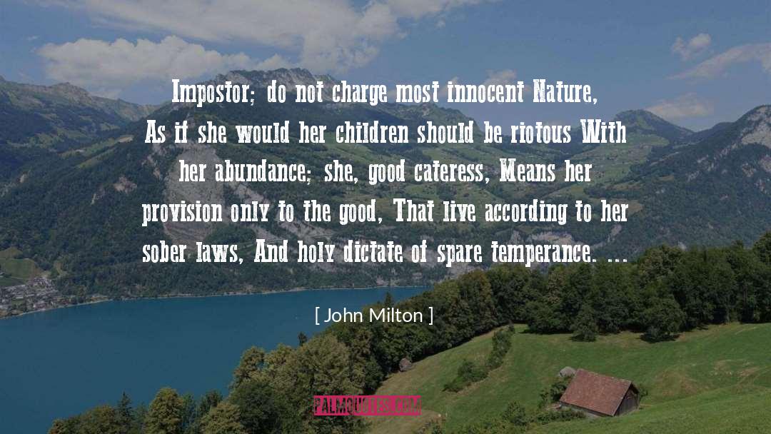 Impostor quotes by John Milton