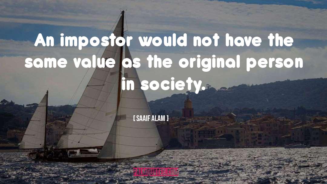 Impostor quotes by Saaif Alam