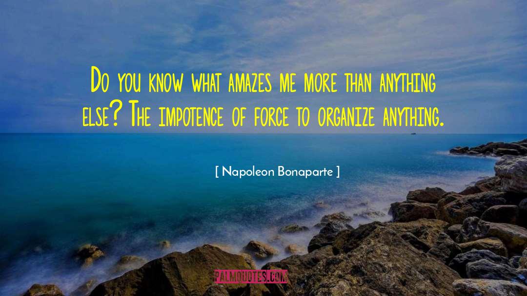 Impotence quotes by Napoleon Bonaparte