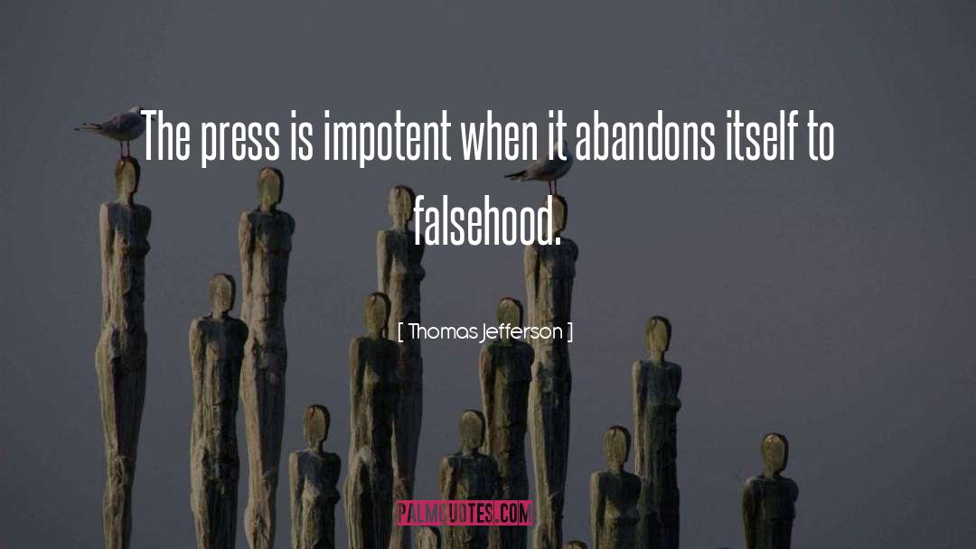 Impotent quotes by Thomas Jefferson