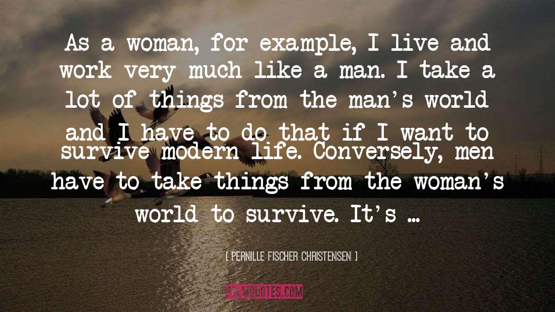 Impressing A Woman quotes by Pernille Fischer Christensen
