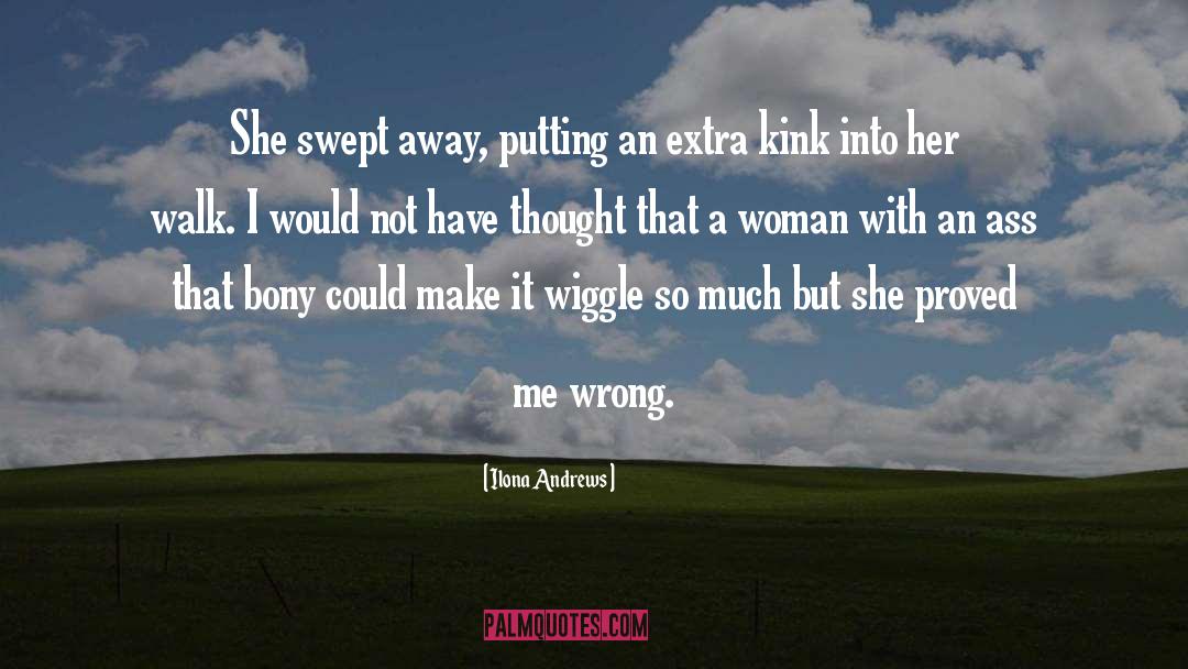 Impressing A Woman quotes by Ilona Andrews