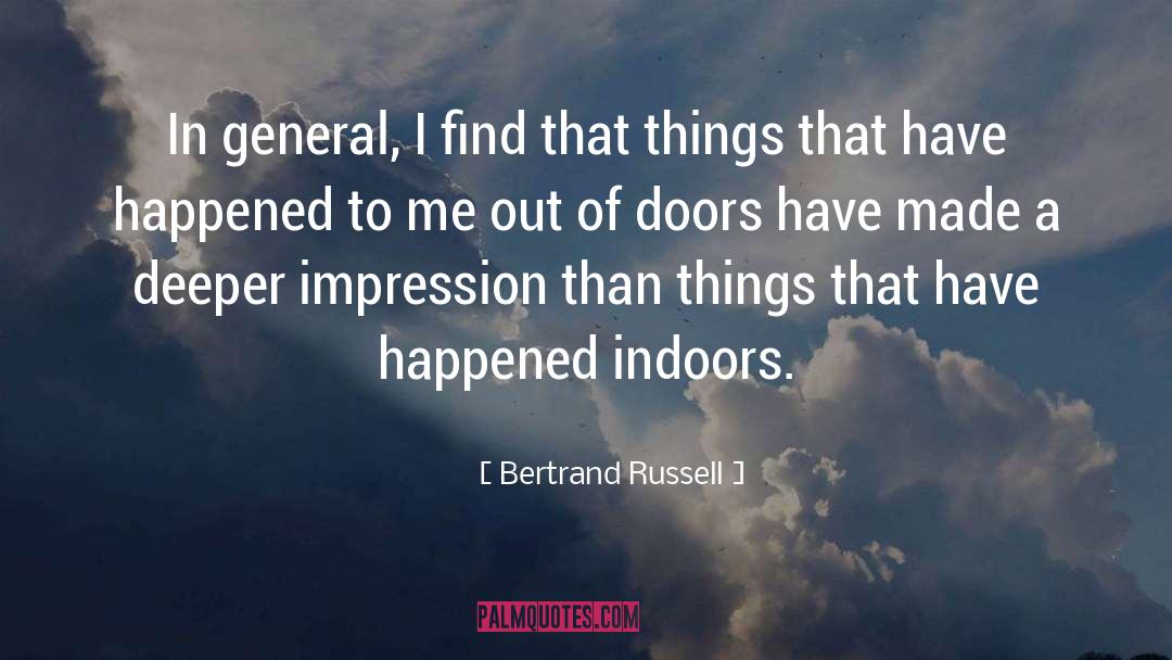 Impression quotes by Bertrand Russell