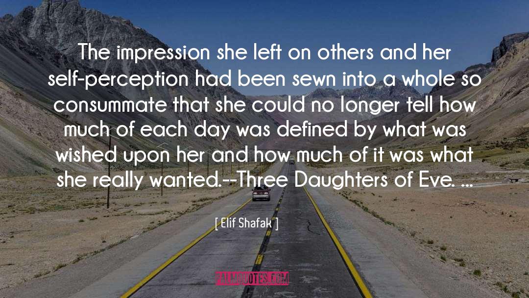 Impression quotes by Elif Shafak