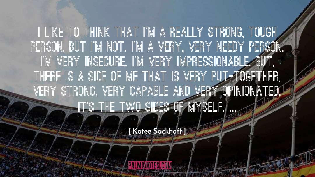 Impressionable quotes by Katee Sackhoff
