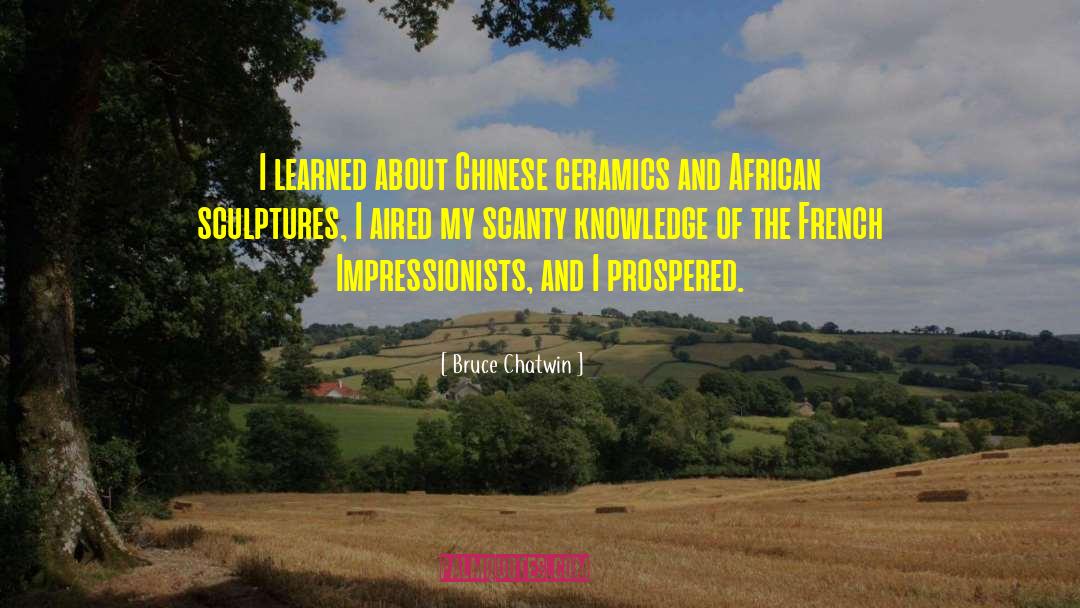 Impressionists quotes by Bruce Chatwin