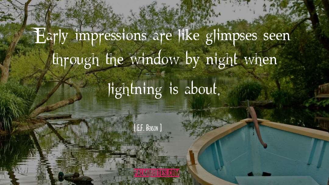 Impressions quotes by E.F. Benson