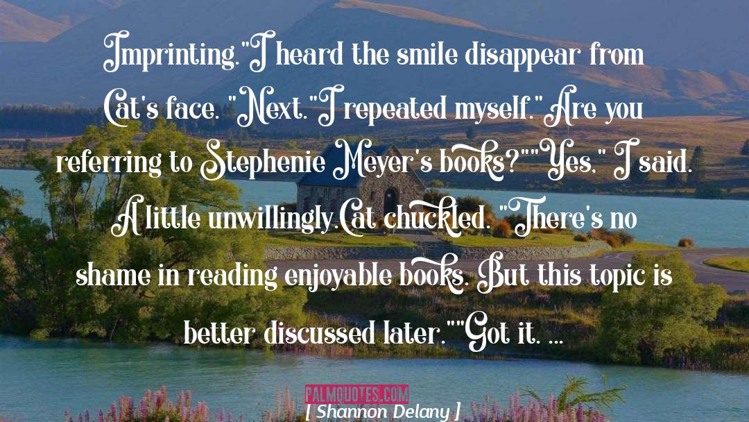 Imprinting quotes by Shannon Delany