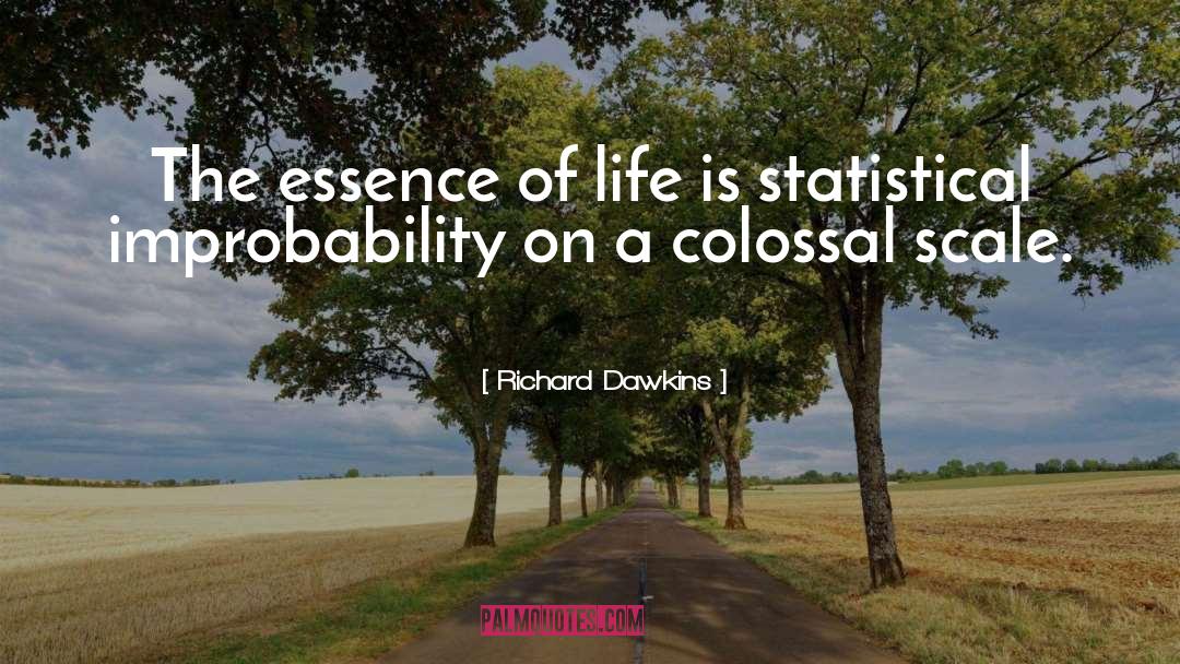 Improbability quotes by Richard Dawkins