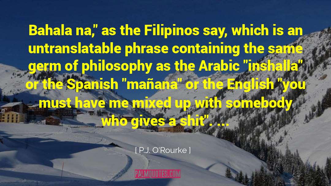 Improper English quotes by P.J. O'Rourke