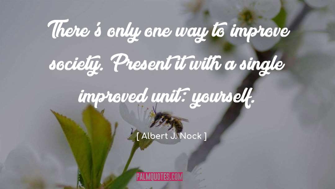 Improved quotes by Albert J. Nock