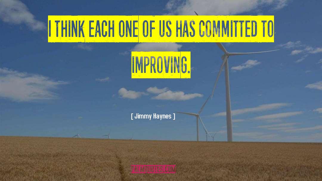 Improving Chances quotes by Jimmy Haynes