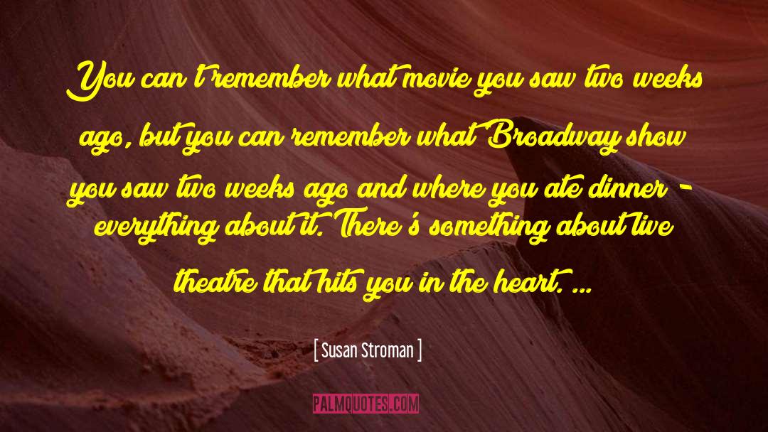 Improvisation Theatre quotes by Susan Stroman