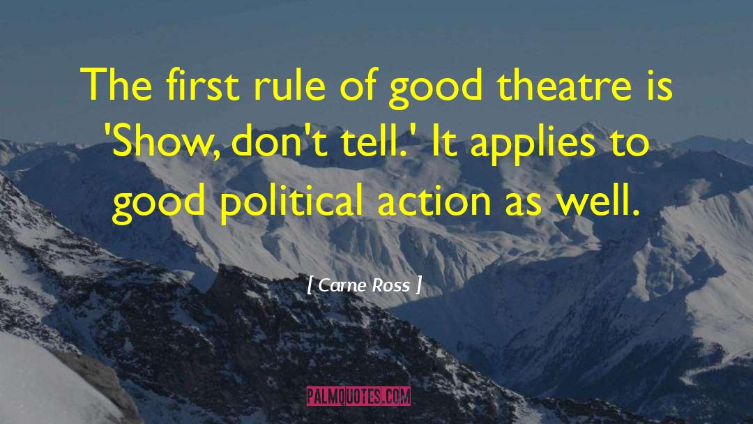 Improvisation Theatre quotes by Carne Ross