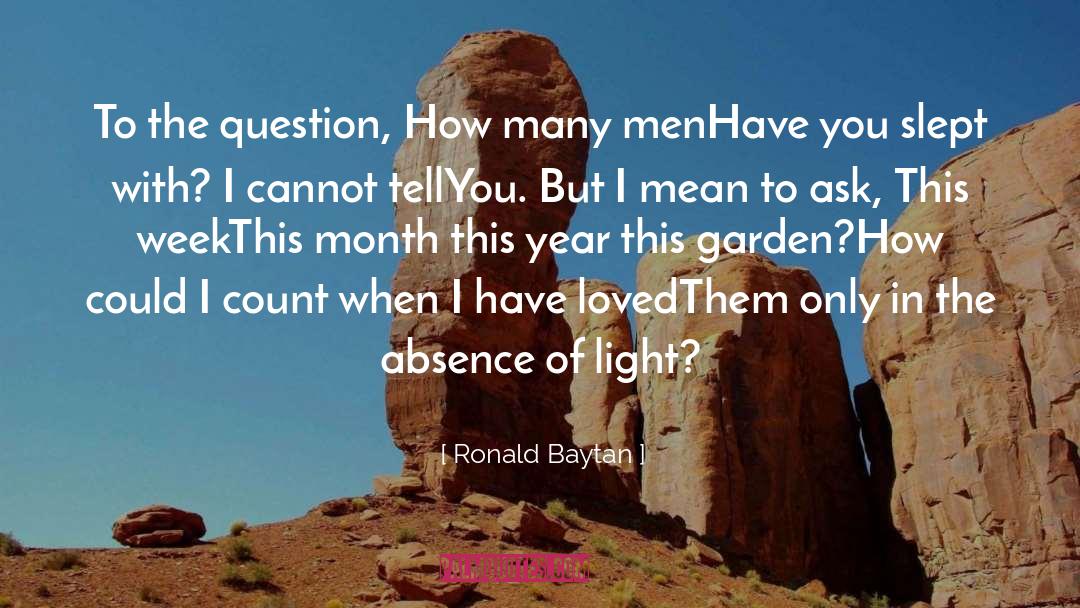 Impssible Question quotes by Ronald Baytan