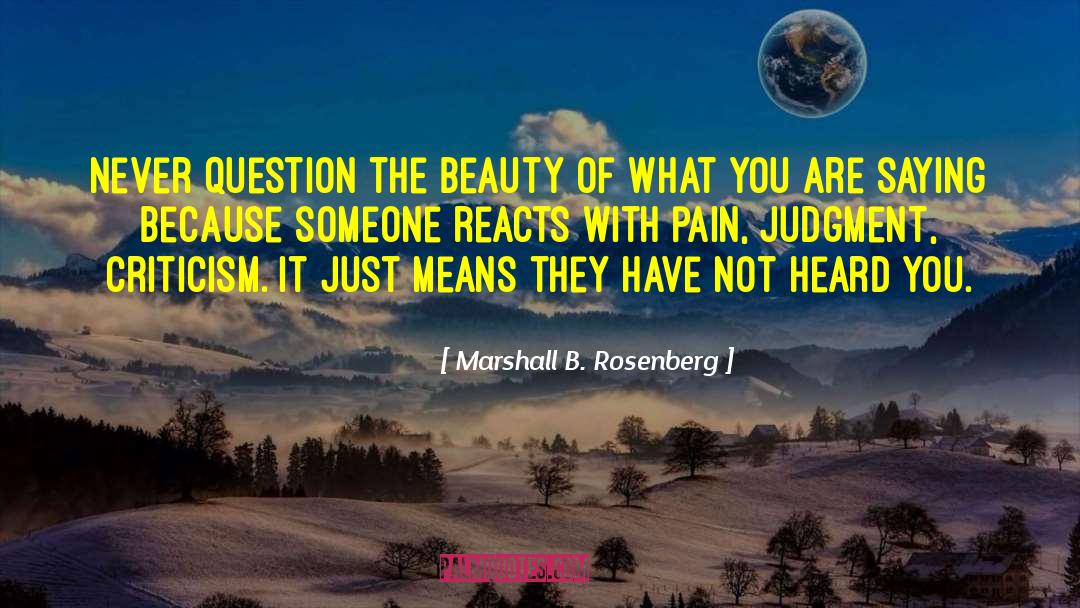 Impssible Question quotes by Marshall B. Rosenberg