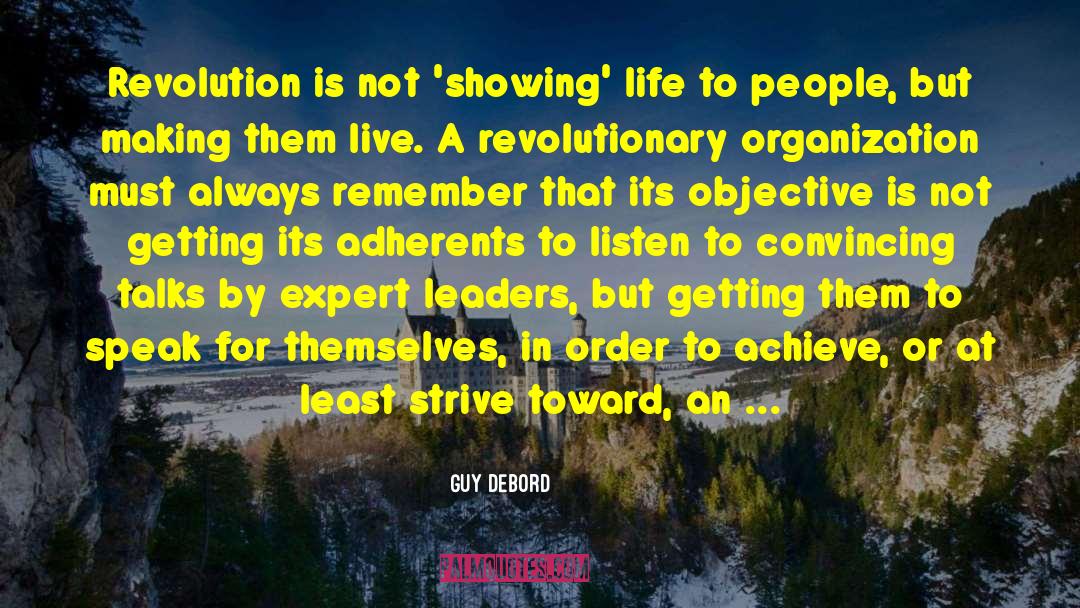 Impugned Order quotes by Guy Debord