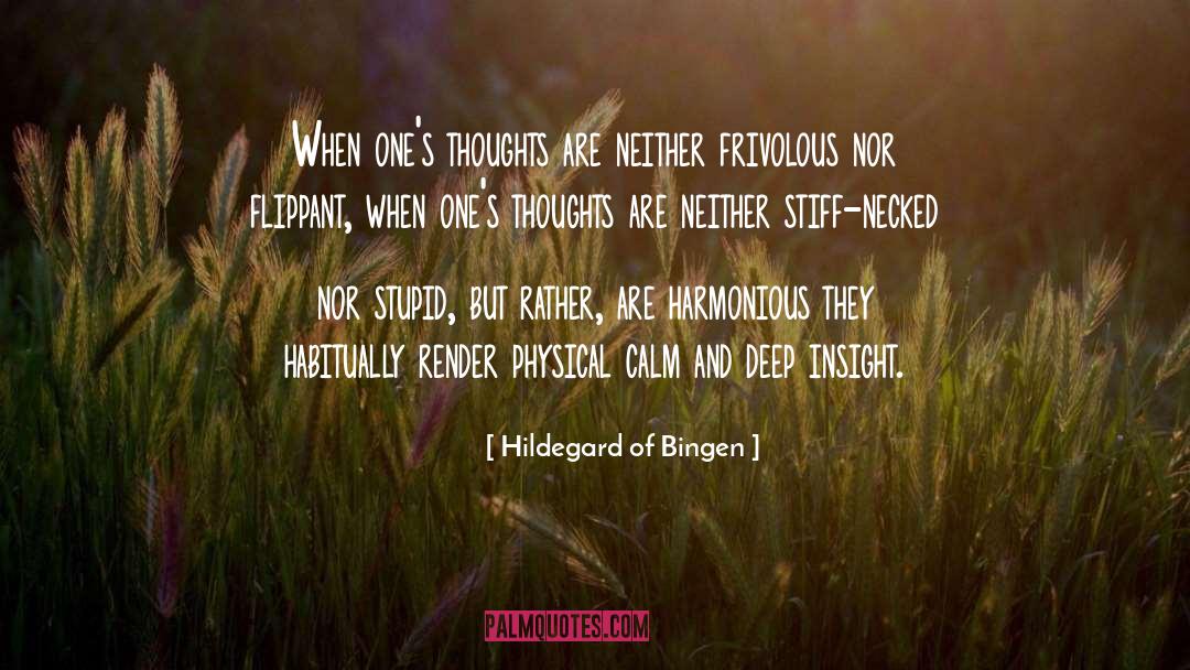 Impure Thoughts quotes by Hildegard Of Bingen