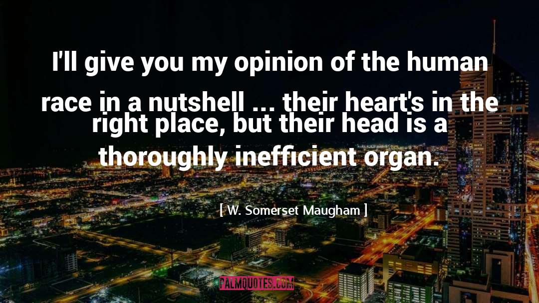 In A Nutshell quotes by W. Somerset Maugham
