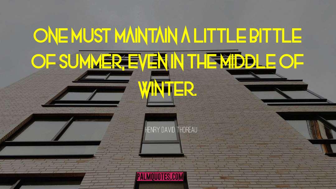 In A Winter City quotes by Henry David Thoreau