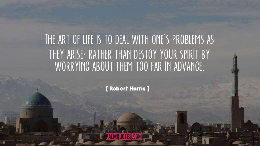 In Advance quotes by Robert Harris