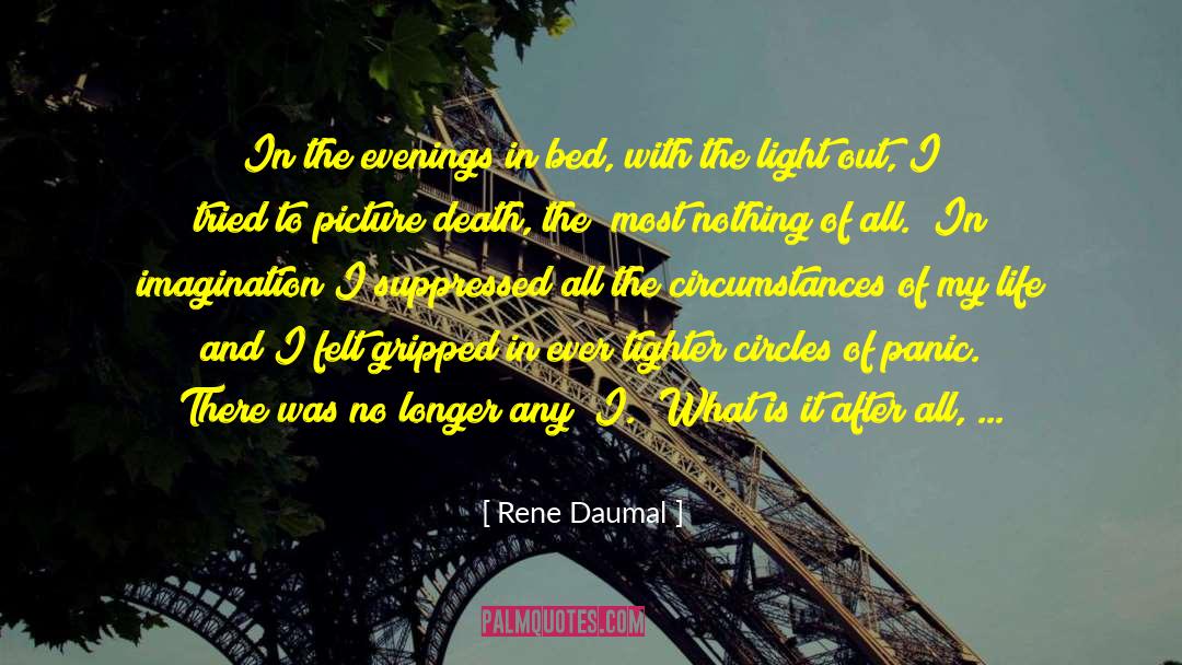 In Bed With quotes by Rene Daumal
