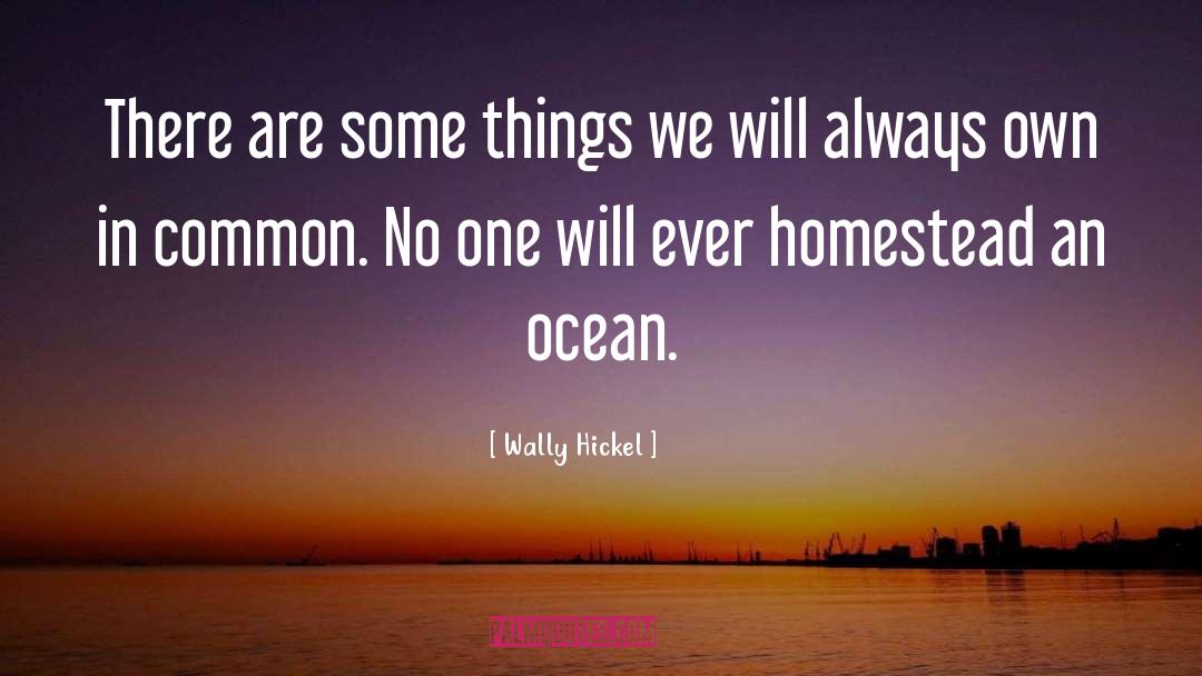 In Common quotes by Wally Hickel