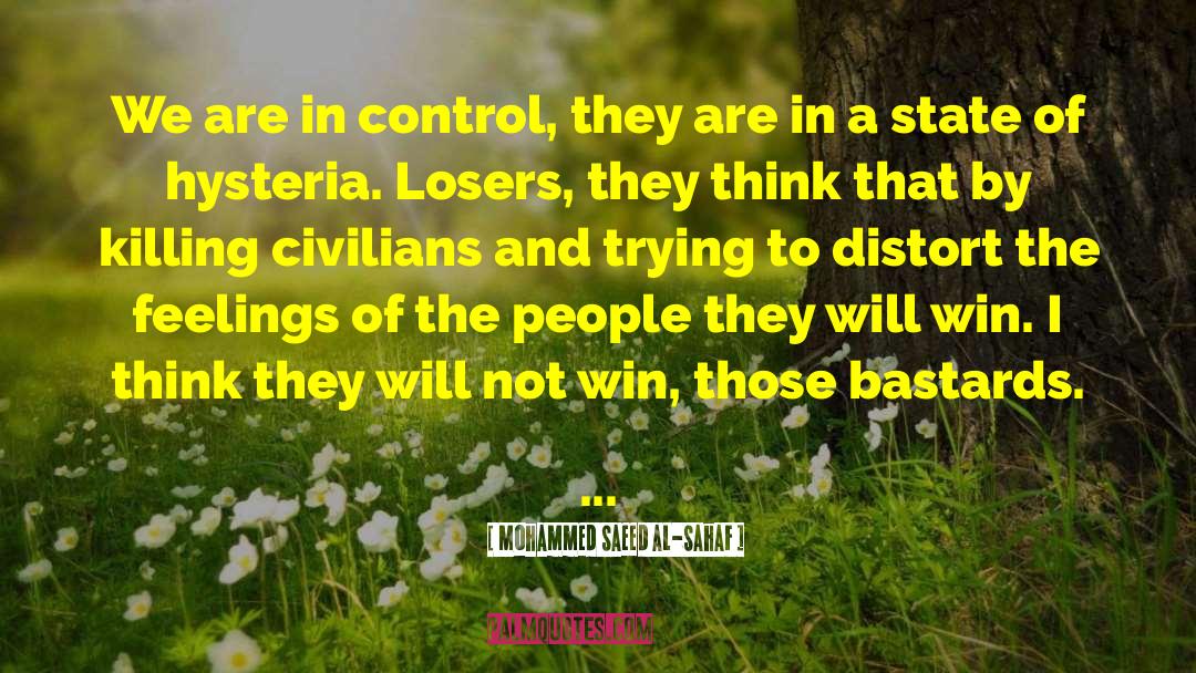 In Control quotes by Mohammed Saeed Al-Sahaf